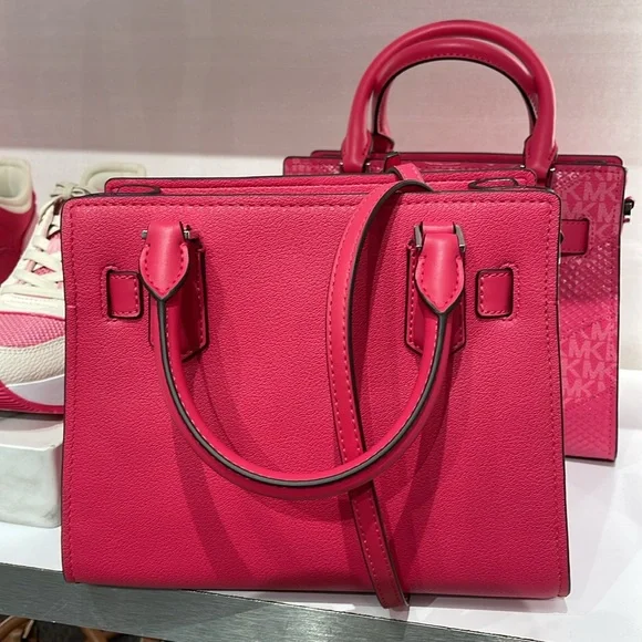 Michael Kors Hamilton Small Satchel Shoulder Crossbody Bag 
Electric Pink
NWT - Picture 6 of 16